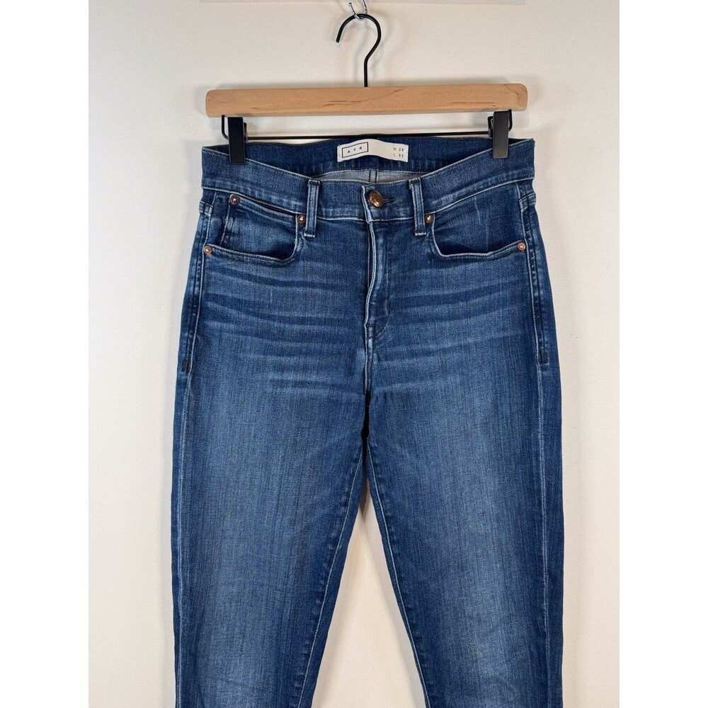 AYR Womens Jeans Blue The Chiller Sunrise Skinny Denim High Rise Stretch Size 29 - Picture 6 of 11